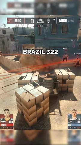 Brazil 322 on video #cs2 #322 #brazil #cs2moments #donk 