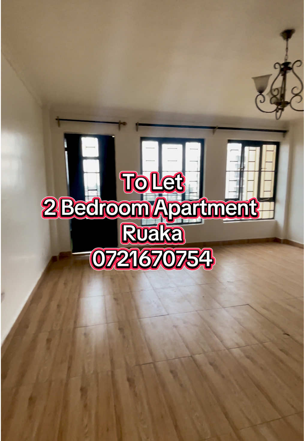 2 BEDROOM APARTMENT TO LET – RUAKA Spacious High speed lifts Clubhouse & gym Rent from KES 43,000 Call/WhatsApp Robert 0721670754 to view   Follow @myhoodrealty for more listings #2BedroomToLet #Ruaka #RuakaApartments #NairobiRealEstate #HouseHunting   