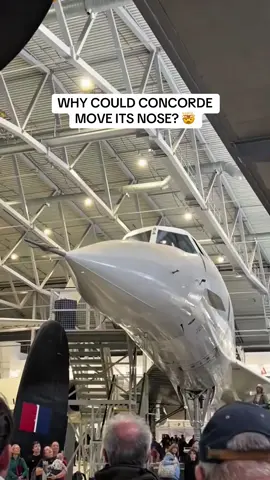 Concorde's moving nose wasn't just for looks — pilots actually needed it to land. ✈️ #Concorde #aviation #supersonic #aircraft #aviationhistory 