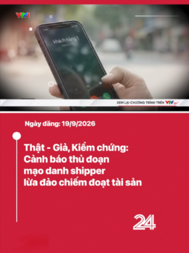 Tự xưng là shipper, thông báo khách hàng đăng ký nhầm gói dịch vụ 4 triệu đồng/tháng rồi hướng dẫn thao tác 