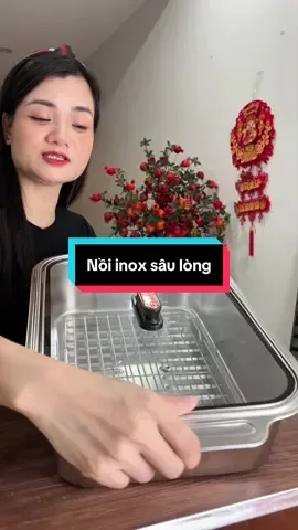 Nồi inox sâu lòng ăn lẩu, nấu đồ hấp tiện quá #anhlonglanh86 #xuhuong #noiiox #noiinoxcaocap #noiinox304 
