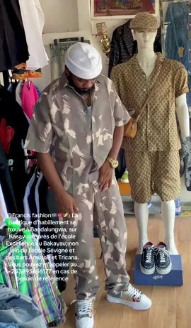 @Francis fashion🇨🇩🇹🇷🇨🇬: La boutique d’habillement se trouve à Bandalungwa, sur Kasavubu, près de l’école Excellence ou Bakayau, non loin de l’école Sévigné et des bars Amusoir et Tricana. Vous pouvez m’appeler au +243895656177 en cas de besoin de référence