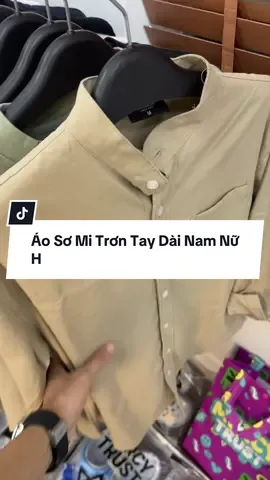 Áo Sơ Mi Trơn Tay Dài Nam Nữ H. #aosomidaitay #katholic #xuhuong 
