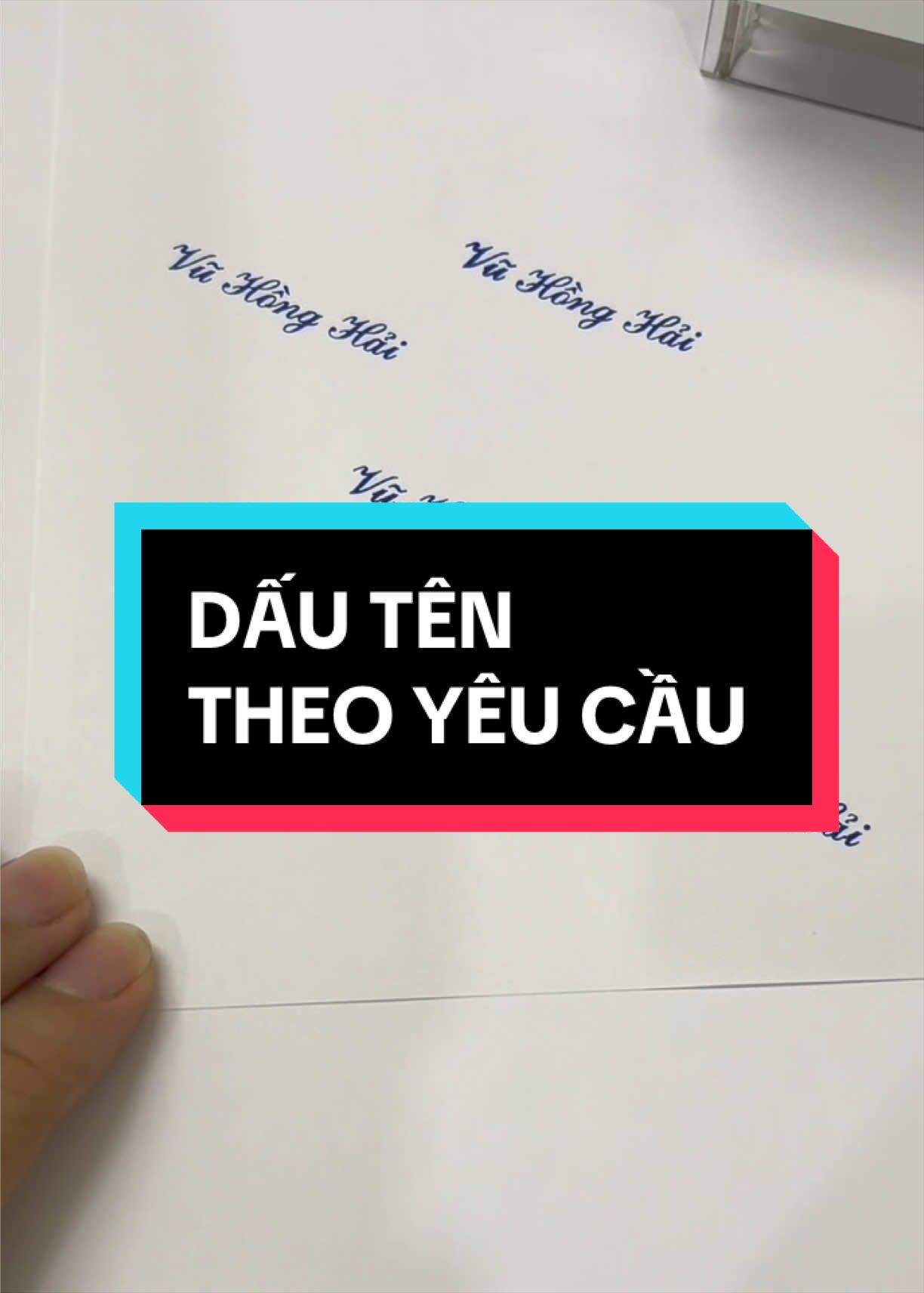 Khắc dấu theo yêu cầu - tên, chữ ký, logo. Làm nhanh, lấy liền trong ngày. ~ko 903 667 436~ #hottrend #khacdautheoyeucau #khacdau24 #stamp #colop 