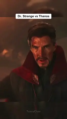 Dr. Strange vs Thanos fight #avengers #drstrange #thanos #movie #clips 