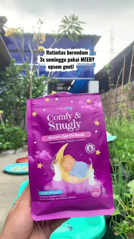 Part paling ditunggu berendam rileksasi dengan MEEBY EPSOM GENTLE SOAK. Bantu menjaga tidur si kecil lebih nyenyak karna terdapat kandungan olive oil, lavender oil, atsiri oil yg membantu merileksasikan tubuh. Buat bunda yg mau samaan cek dikeranjang ku ya, ada promo harga spesial dan gratis ongkir🥰 #meebyepsomgentlesoak  #rendamanepsomanak  #meebyepsomsalt  #meebycomfysnugly 