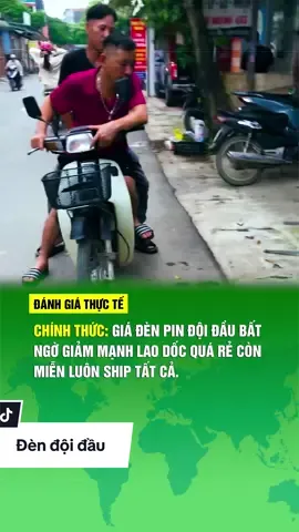 Đèn pin đội đầu giá rẻ. #denpindoidaugiare 