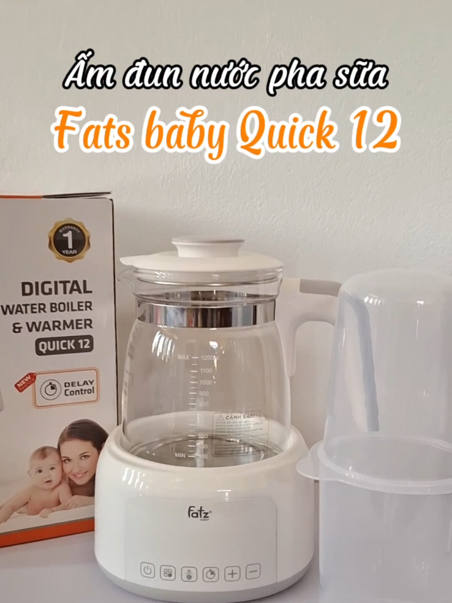 Máy đun nước pha sữa Fatz Quick 12 chân ái của tui🧡 #fatzbaby #quick12  #maydunnuocphasua  #amdunnuoc 