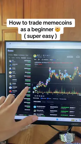 Beginner friendly #memecoins #crypto #trading #fyp 