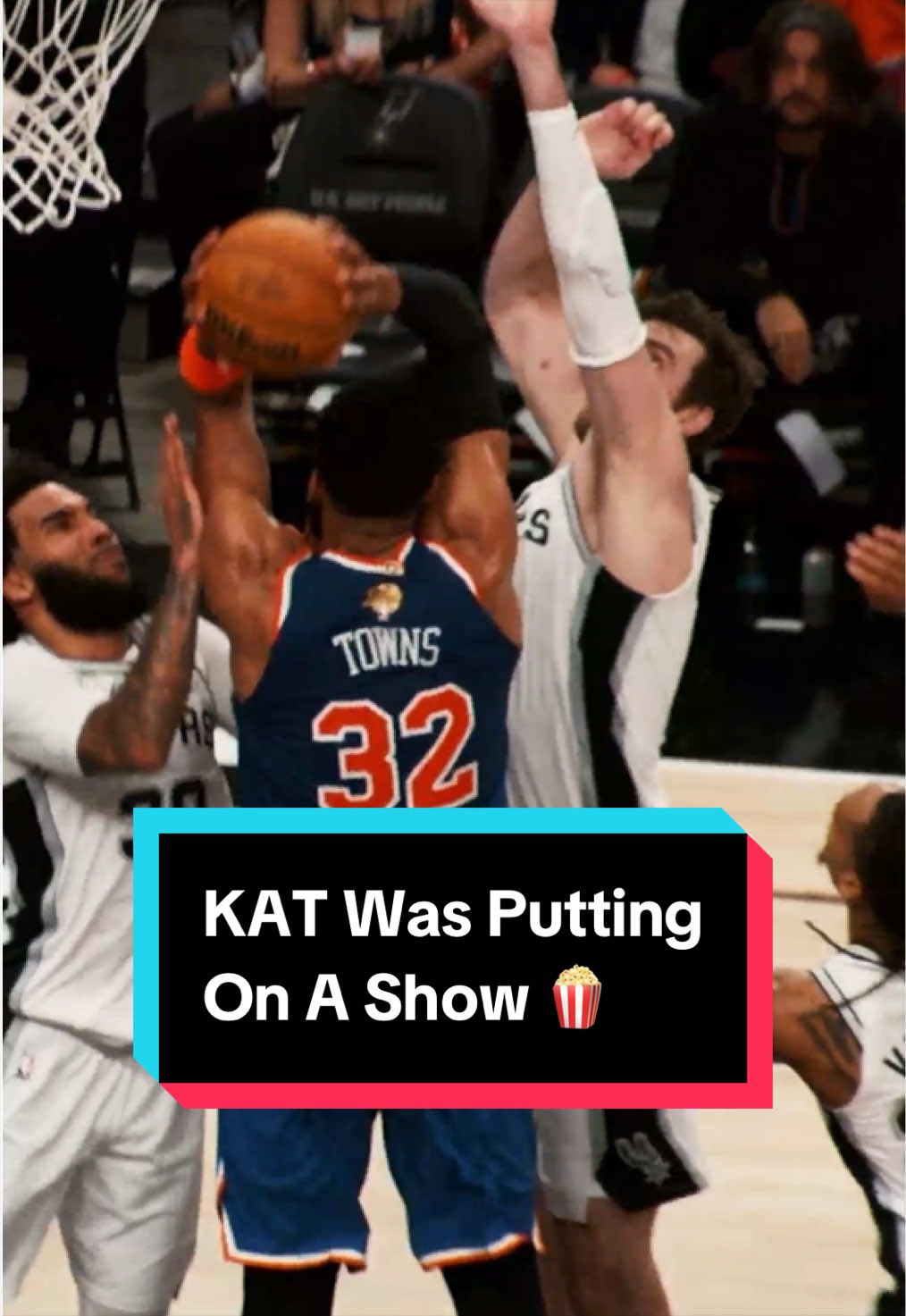 Karl-Anthony Towns was CRUCIAL to the Knicks’ championship run 👀 🗽 +258 Playoff plus/minus (single-postseason record) 🗽 8th center ever with 90+ AST in a postseason Their title defense starts 10/20 vs. Philly on NBC and Peacock 😤 #NBA #basketball #NewYorkKnicks #Knicks #KAT 