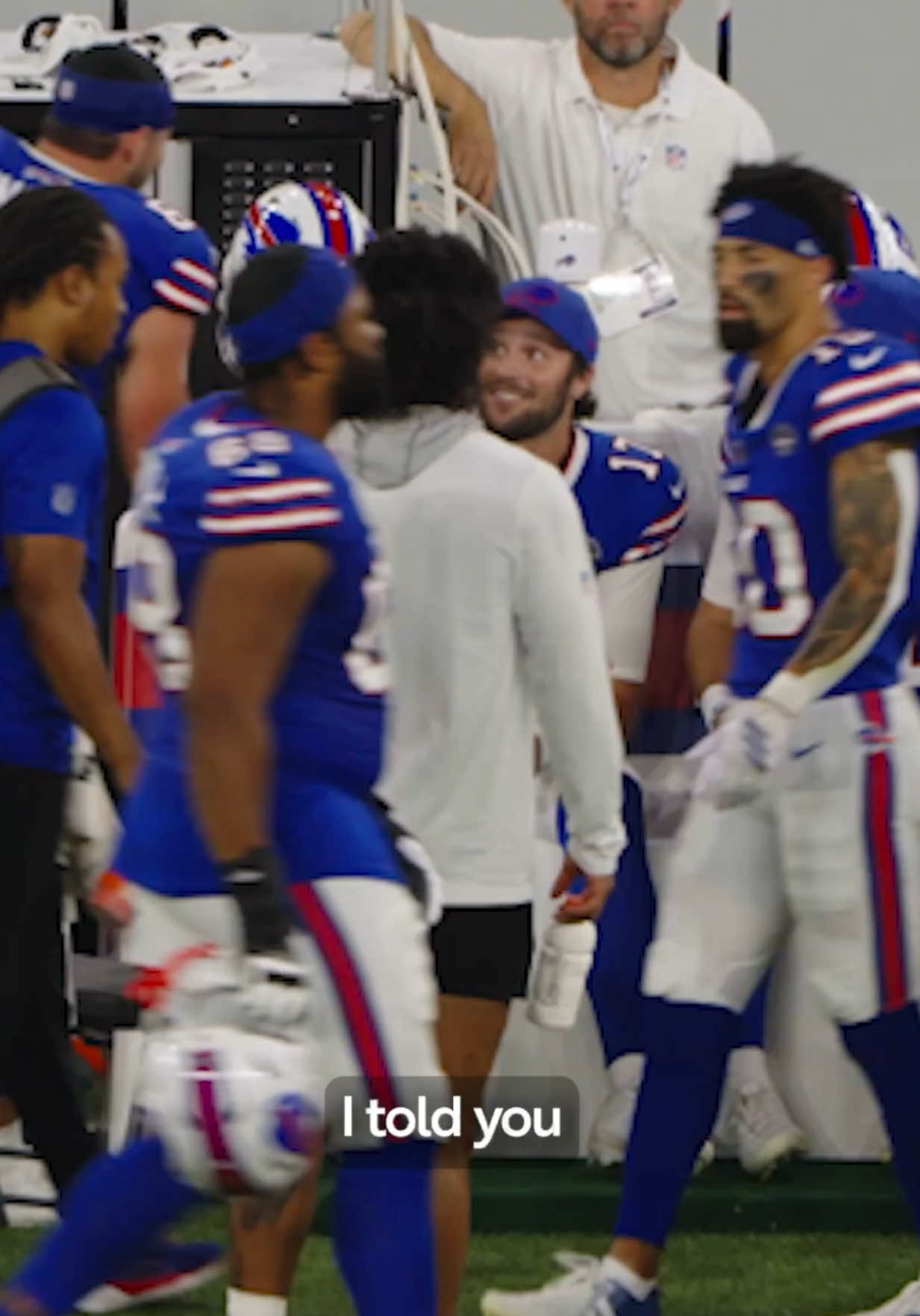 QB1 ON THE MIC 👀 #nfl #buffalobills #joshallen #micdup 