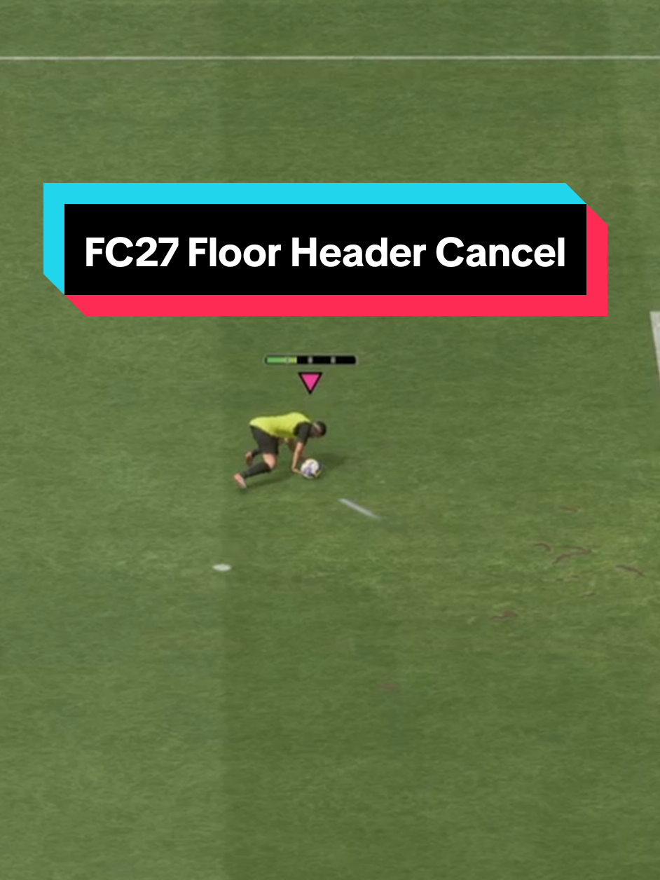 The NEW Floor Header skill in FC27 is insane!!👀🥶 #eafc27 #fc27 #ultimateteam #fifatutorial #fifaskills 