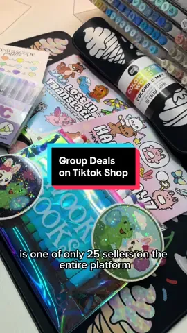 🚨 TikTok just launched something NEW… and Wook Books is one of only 25 sellers on the entire platform getting to test it first! 👀💗 It’s called Group Deals — small groups of shoppers can come together to unlock a special fixed price, giving small businesses like us the volume we need to offer some seriously INSANE deals. 🙌 So we’re making it extra fun… ✨ Every week, we’ll feature a brand-new Bundle of the Week ✨ We’ll activate special Group Deals during our LIVE broadcasts ✨ The bundle AND the deal are only available for ONE WEEK ✨ Then it’s gone and something completely new takes its place! 🍦 Our very first one is the Sweet Escape Coloring Bundle — and trust us… you’re going to want to see the price we’re able to unlock on this one. 😳 Join us LIVE this week to see how Group Deals work and snag the Sweet Escape Bundle before it disappears! 💕🎨 #groupdeal #groupdeals 