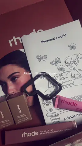Wish I could’ve gotten the butterfly charms but this collection is so cute @rhode skin @Hailey Bieber @Alexandra Leclerc #rhode #alexandraleclerc #haileybieber #unboxing 