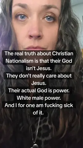 Jesus would weep at the Christian Nationalism movement 🙄  #NotAllChristians #JesusWept  #SickOfThisShit #Fyp #ForYouPage 