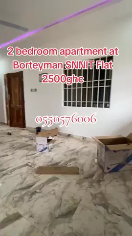 🏡 NEWLY BUILT 2-BEDROOM APARTMENT FOR RENT – BORTEYMAN SNNIT FLATS! 🔑✨ Looking for a modern, neat and comfortable 2-bedroom apartment in Borteyman? This could be your perfect home! 😍 ✅ Newly Built ✅ Only 4 People on the Compound ✅ Self Water Meter 💧 ✅ Self Light Meter ⚡ ✅ Own Poly Tank ✅ Spacious & Serene Environment 💰 Rent: GH₵2,500 per month 📞 Call/WhatsApp: 0550576006 🔥 Book your viewing today! Don't miss out! #Borteyman #BorteymanSNNIT #2BedroomApartment #ApartmentForRent #AccraRentals             