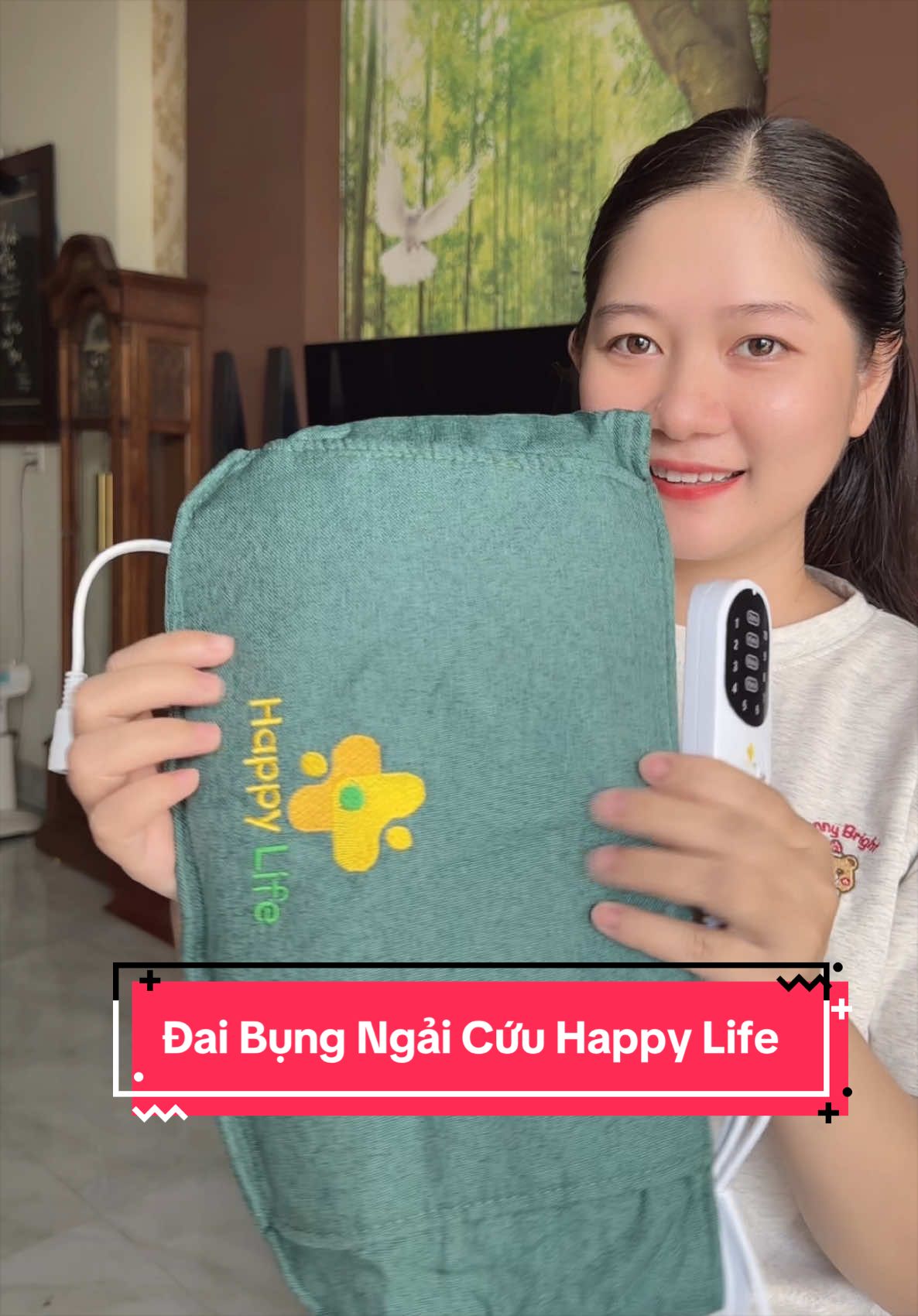 Đai Bụng Ngải Cứu Happy Life #vzone #hoangthinhan #happylife #daibungngaicuu 