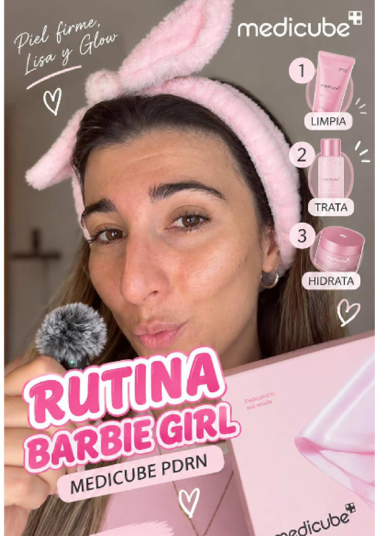 Probando la mascarilla de medicube hasta que se vuelve completamente transparente ✨💗 El resultado: piel con efecto glass skin 💧 Disponible en Amazon España 🛍️ @medicube global @medicube España #skincare #kbeauty #medicube #glassskin