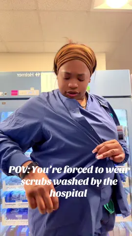And don’t get stared on the sizing and the high waters  …. #healthcare #workuniform #hospital #fypシ #SherlyD