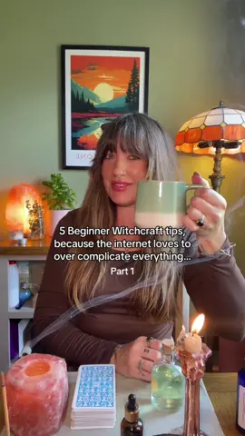 WITCHCRAFT MADE SIMPLE PART 1  1. You don’t need lots of tools. A tealight + your intention is enough🕯️✨ 2. Use what you already have, Herbs from your kitchen, a bath, a walk in nature everyday things can become part of your practice🌿 3. Your intention is the magic.You don’t need to know every rule or ritual. Know what you want to focus on and put your energy there 4. Start with simple rituals. Light a candle, take a few deep breaths and set an intention for your day. That counts🕯️ 5. Make your craft your own. You don’t have to practise witchcraft the way someone else does Explore, learn and find what feels right for you🌙✨ leave what doesn’t feel right  #witchcraft #witch #simple 