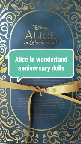 Pick your favourite 🩵💙 Alice in Wonderland anniversary dolls : 70th & 75th 💙🩵 #aliceinwonderland #disneydolls #disneystore 