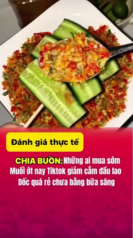 Muối ớt xiêm xanh tam vị giã tay siêu cay chấm với trái cây là hết ý #muoiotxiemxanh #shoptienloii28