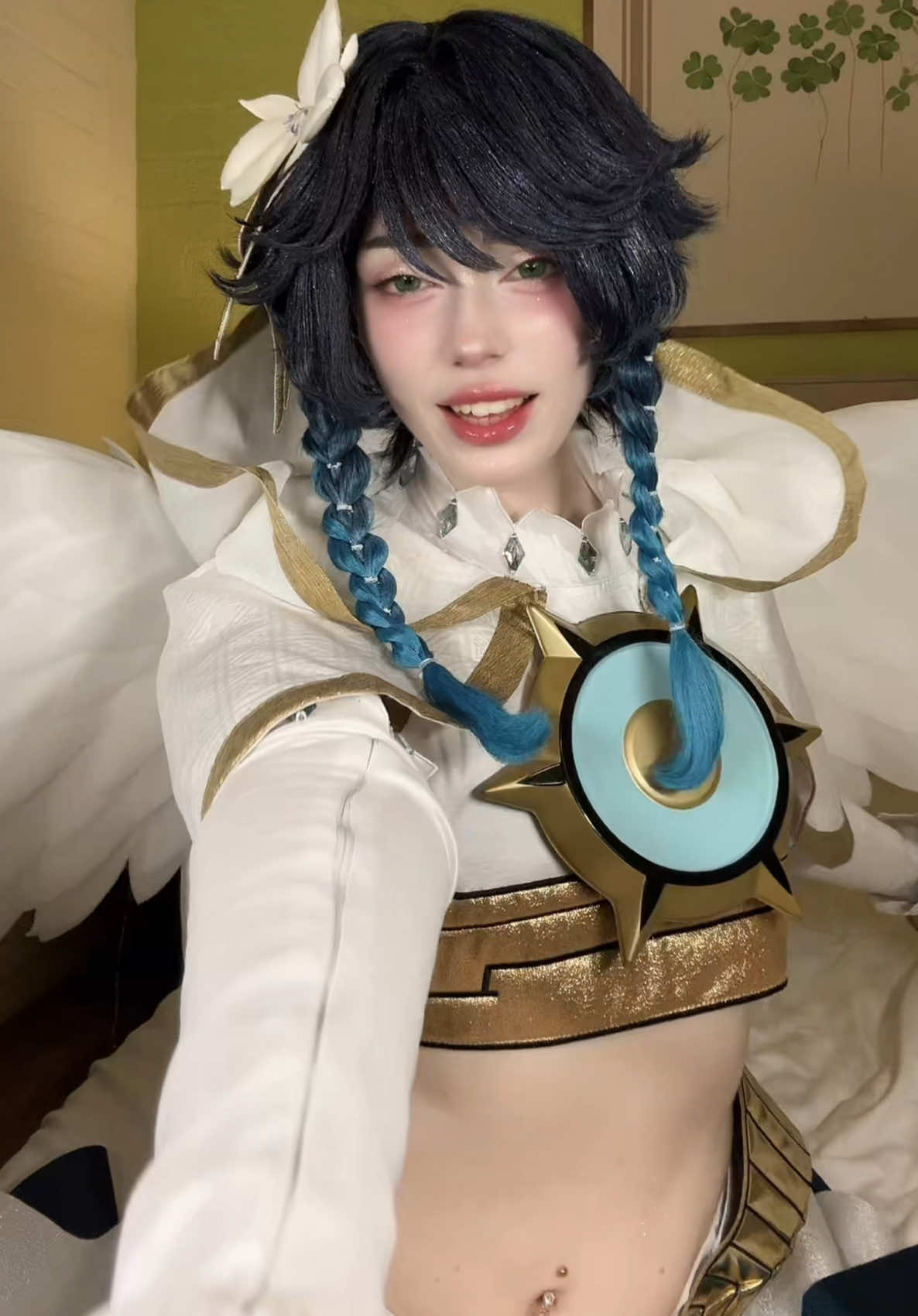 Ehe!~ 🍃🍃 #venti #venticosplay #ventigenshinimpact #genshin #barbatos 