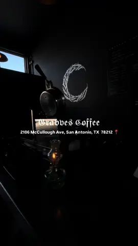 @GravvesCoffee in #sanantonio !  THE BEST PLACE for goth coffee lovers! come check out their seasonal options before they’re gone 🖤 #goth #coffeebar #coffee #sanantoniotx 