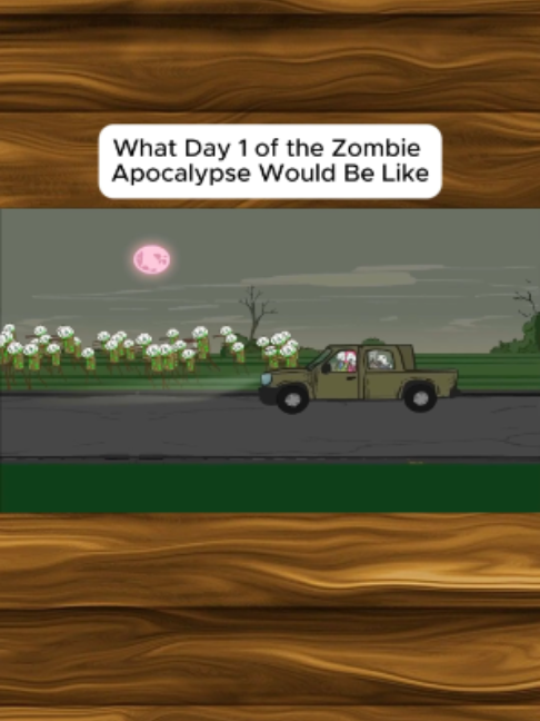 What Day 1 of the Zombie Apocalypse Would Be Like #2danimation #animation #History