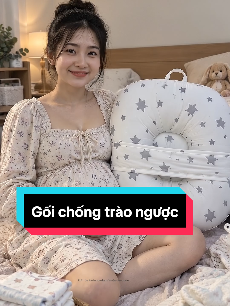Gối chống trào ngược cho bé #goichongtraonguoc #xuhuong #goichongtraonguocchobe #betapandam 