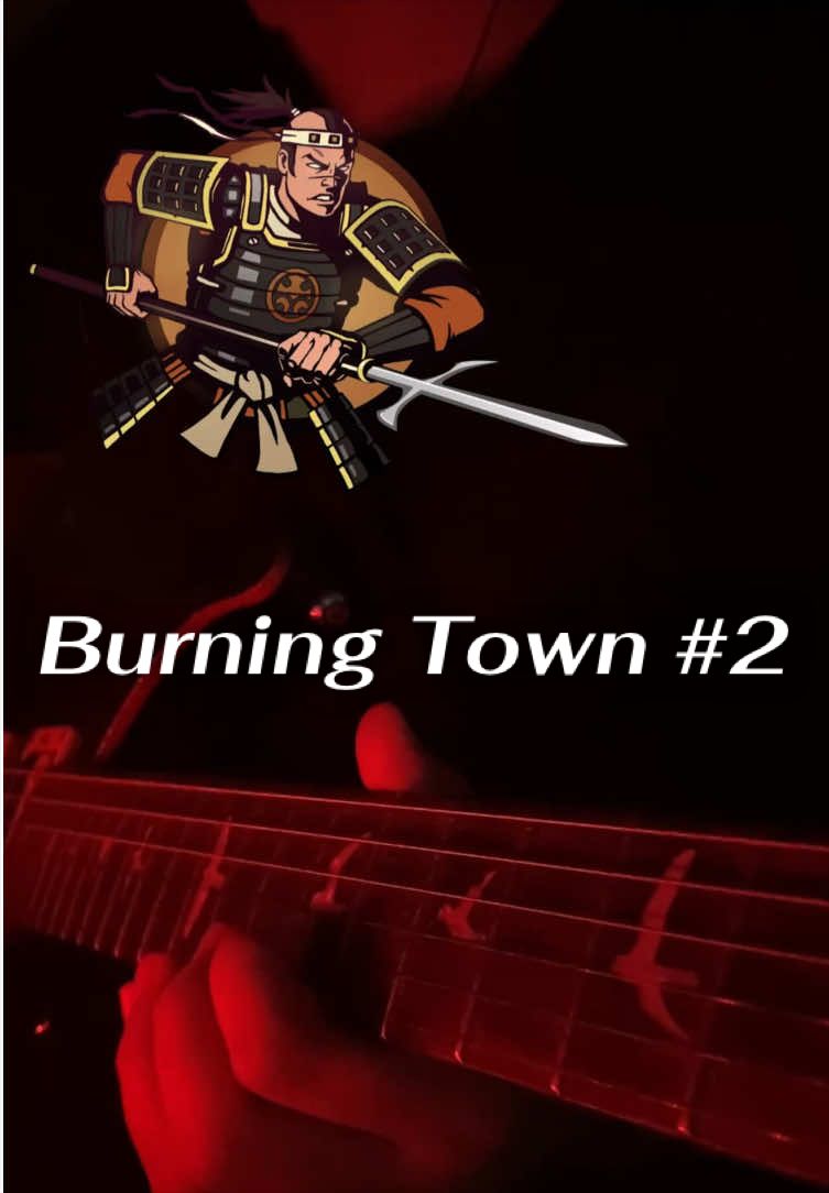 Burning Town 2 #shadowfight2 #shogun #electricguitar #guitarcover #guitartok 