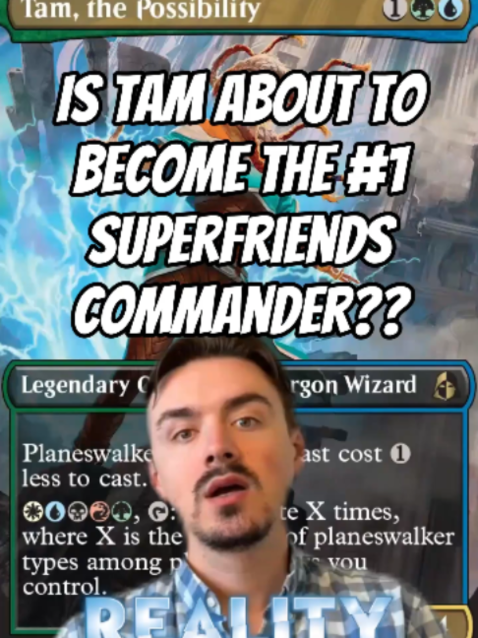 Is Tam About To Become The #1 Superfriends Commander?? ----- If you'd like to support our channel, check out our branded playmat affiliate link with JankMats in our bio - it helps us out at no extra cost to you! We are also affiliates with Cardsphere for buying/selling MTG cards - use our link in bio, or just tell them GriffinFlyMTG sent you when you sign up for a new account, either way it helps support us at no extra cost to you! And we are now selling some of dad's handmade MTG themed drinking glasses - available on our website! ----- #magicthegathering #mtg #mtgcommunity #commander #realityfracture