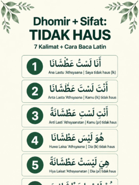 🗣️BELAJAR BAHASA ARAB DARI NOL - Dhomir + Kata Sifat TIDAK HAUS. #bahasaarab #belajarbahasaarabdarinol #belajarbahasaarab