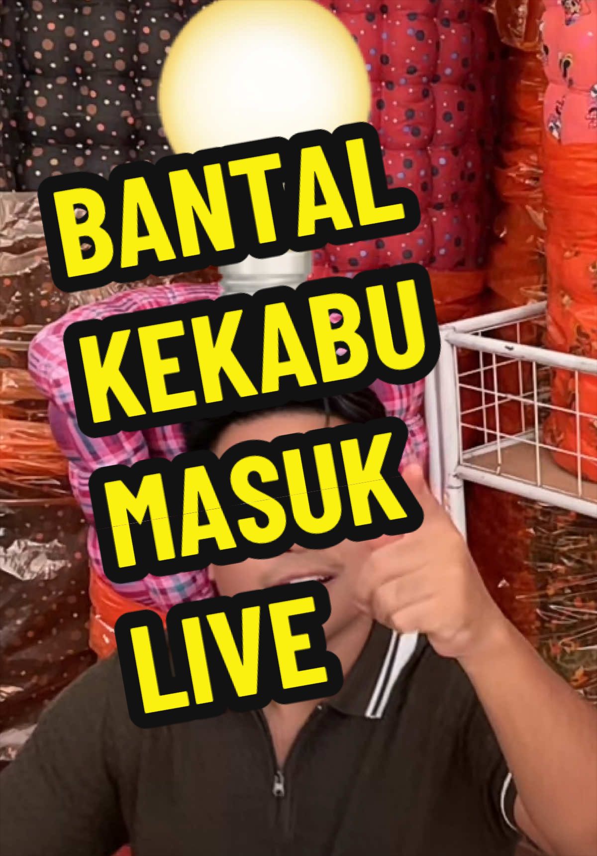 Sekali sekala kena try video baru #kekabuoriginal #bantalkekabu #kekabu #bantalmurah #bantal 