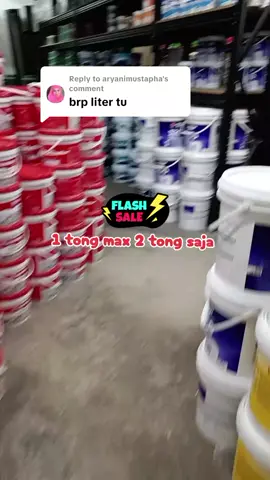 Replying to @aryanimustapha 7liter kak.. nak order boleh order sekarang sementara harga masih murah,, #hargaruntuh #nippon #interior #7liter #murah 