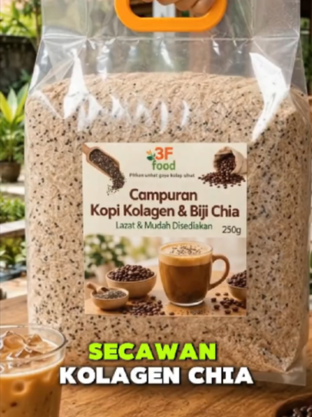 Kopi creamy + chia seed + collagen dalam satu cawan? ☕✨ Sedap, smooth dan senang bancuh untuk rutin pagi yang sibuk. Kalau nak cuba, cepat check yellow basket sebelum promo habis 🛒 #CollagenCoffee #chiaseed#collagen #drink#coffee #ChiaSeedCoffee #TikTokShopMY #TikTokRacun #MorningRoutine #YellowBasket #fyp