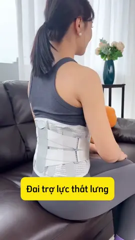 Hỗ trợ lưng bị thoát vị đĩa đệm #daithoatvidiadem 