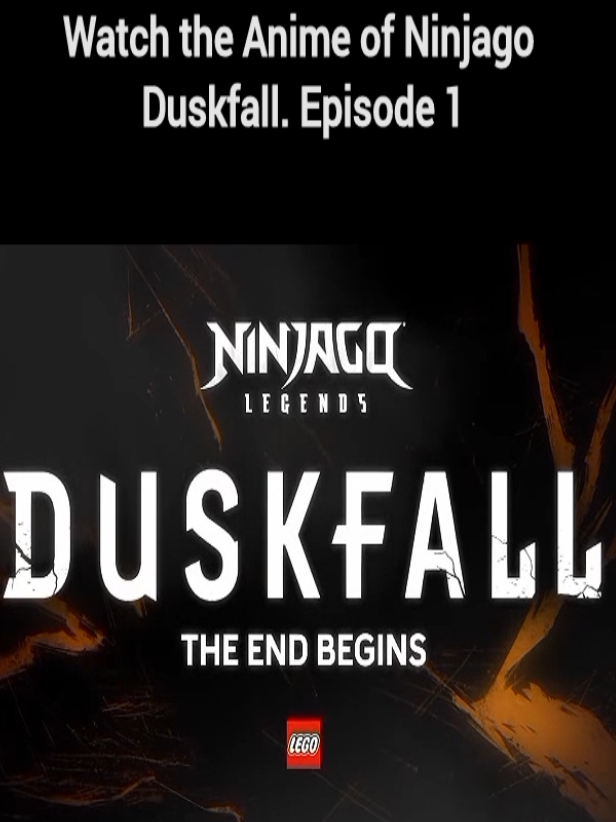 Watch Ninjago First Canon Anime episode 😯🔥 // Watch From YouTube Now #legoninjago #anime #duskfall #Lego #ninjago 