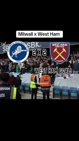 #millwall 2 x 2 #westham 🔥 📸 Joao Castelo-Branco 