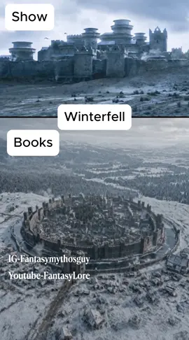 Book vs Show: The Castles of Game of Thrones How closely did HBO's castles match George R.R. Martin's original descriptions? Many strongholds were scaled down or simplified for filming and budget reasons — but the books describe structures that are often far bigger, stranger, and more imposing than what made it to screen. This is a side-by-side look at how Westeros's most iconic castles compare between the pages of A Song of Ice and Fire and what actually appeared on Game of Thrones. If you're into Game of Thrones lore, book vs show comparisons, or Westeros architecture, this one's for you. 🏰 📌 Save this for your next book vs show debate. 🔥 Follow for more Westeros lore breakdowns. #GameOfThrones #ASongofIceandFire #BookVsShow #HBO #Westeros