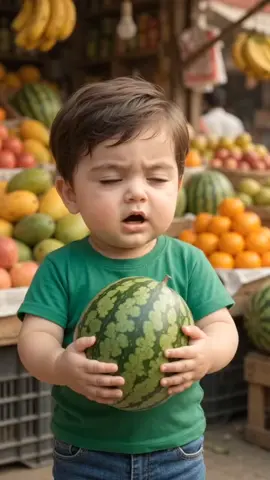 Uncle ye tarboz meetha h ha beta bht meetha phly ap Khao mujhy ap pr bharosa nhi awwww,hahaha😱🤭😜🤣😂#viralvideos#chotufun #fyp  #contentideas#creatorsearchinsights 