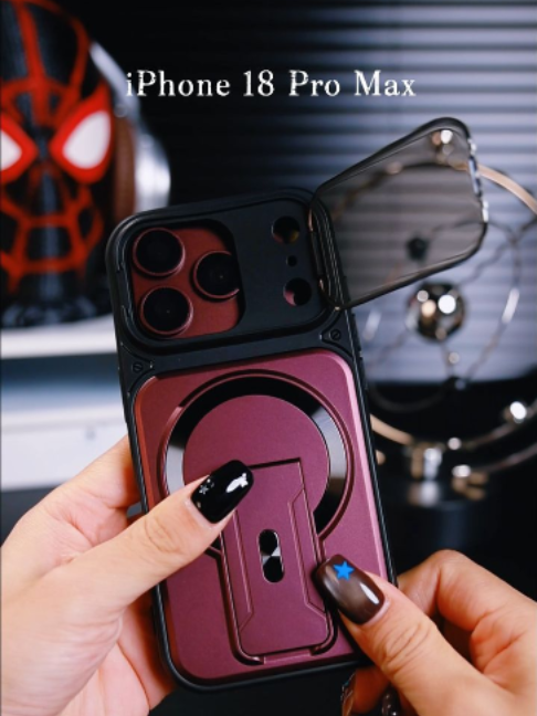 Phone stand + lens protection—you need this in your life.#phonecase #iPhone18promax #iphone17promax #tiktokshop #case SP_3696A8Z+JJY