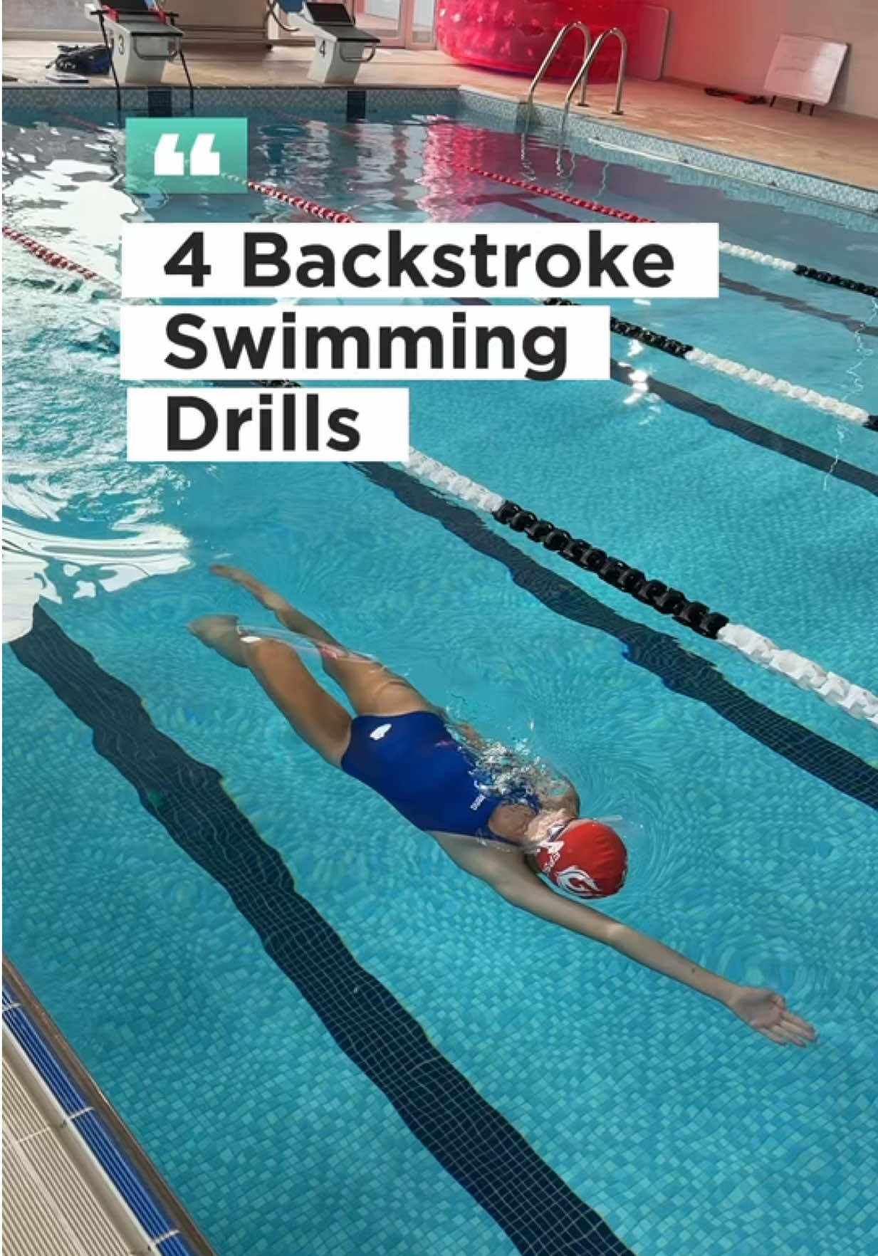 🏊‍♂️ 4 Backstroke Drills to Improve Your Technique  1️⃣ Single Arm Backstroke Focus on one arm at a time to improve your body rotation, catch, and stroke technique. 2️⃣ Single Arm + 6 Kicks in Superman Hold one arm up and one arm down while taking six kicks to develop balance, rotation, and body control. 3️⃣ Flag Catch-Up Catch your hands up in the air above the water to challenge your leg strength, power, and coordination. 4️⃣ Double Arm Backstroke Use both arms together to develop power, timing, and control through the stroke. Save this for your next backstroke session! 🏊‍♂️💪 #Backstroke #SwimmingDrills #SwimTraining #SwimmingTechnique #SwimCoach