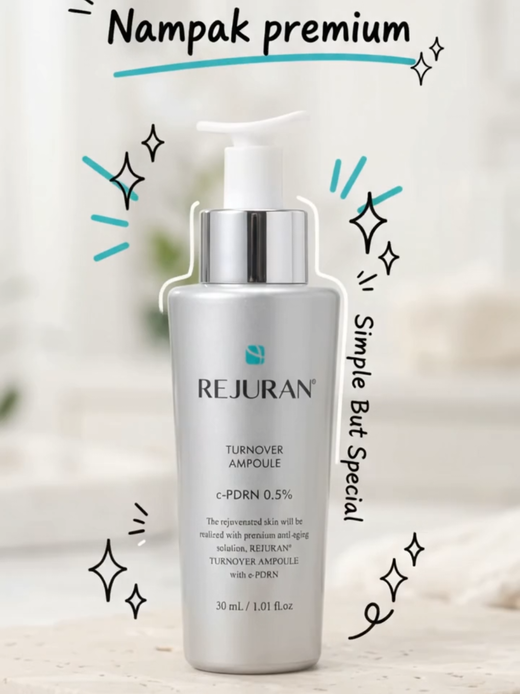 Rejuran Turnover Ampoule bantu muka lembap anjal cantik berseri❤️ #awetmuda #kulitcerah #rejuran #rejuranampoule #rejurancosmetics 