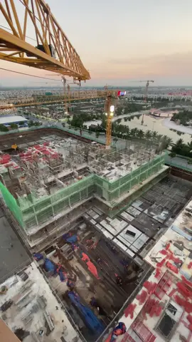 Màn Đêm buông Xuống, lại sắp Trôi qua 1 ngày 😗 #cauthapcongtrinhxaydung🏗️ #xuhuong #luongmiu 