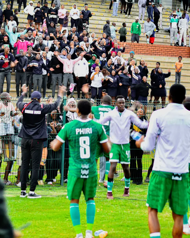 Your incredible support yesterday at Princess Magogo Stadium was our driving force!  Every cheer, every celebration and every moment of encouragement pushed us to give even more on the pitch! 💪🏾 Siyabonga kakhulu, Babina Noko!  🦔🦔🦔🦔🦔 #Adibahlabe #BetwayPrem #BabinaNoko