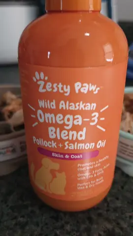 Wild Alaskan Omega-3 blend Pollock and salmon  #zestypaws #dogsoftiktok #catsoftiktok #omega #salmon