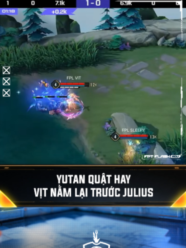Quật hay từ Yutan để tiếp tế cho Huy Hoàng và Julius  #EraOfG10ry #FPT_Flash #FASTCARE #ugreenxteamflash #realmexFlash #AOGW26 #haidilaovanhanhmall