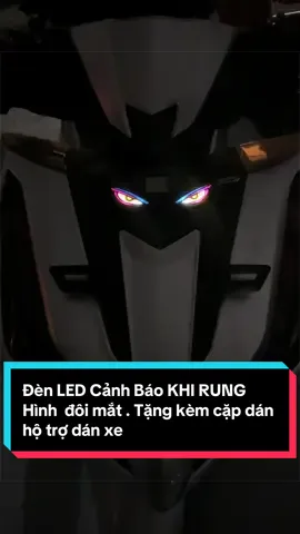 Đèn LED Cảnh Báo KHI RUNG Hình  đôi mắt . Tặng kèm cặp dán hộ trợ dán xe #denled #đenoimat #xuhuongtitot 