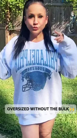 I thought this would just be my game-day sweatshirt…but I wear it ALL the time 😳🏈 If your team + size are still there, don’t wait. 👇 @PartyOnShop #FootballSweatshirt #FootballSeason #GameDayOutfit #VintageFootball #footballfans
